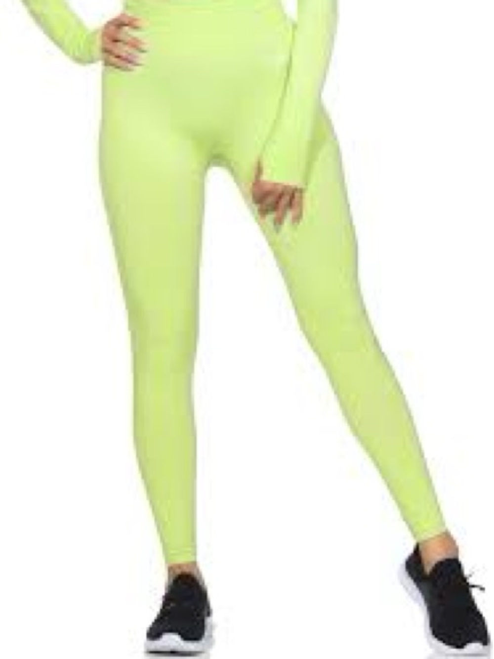 Sold - Neon Lime High-Waist Seamless Leggings